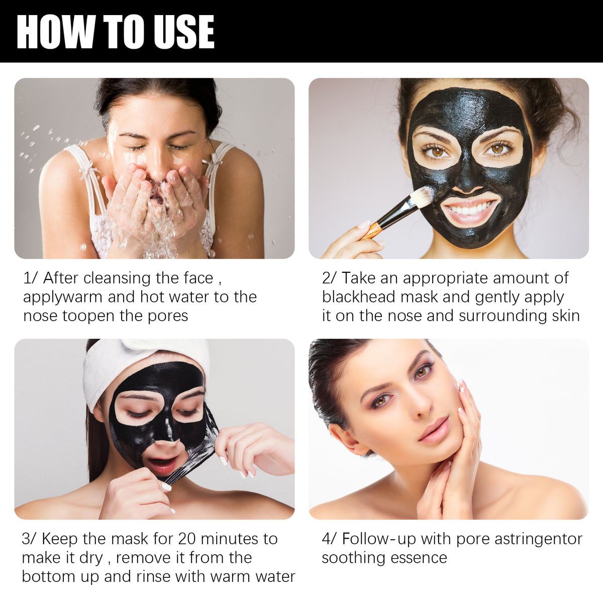 Peel Off Charcoal Deep Cleaning Facial Mask