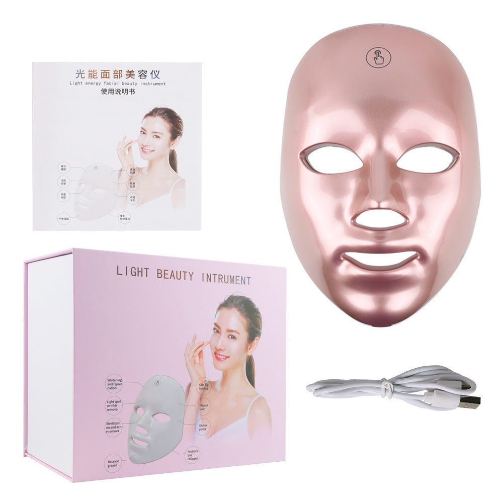 Touch Screen Seven-color Light Mask