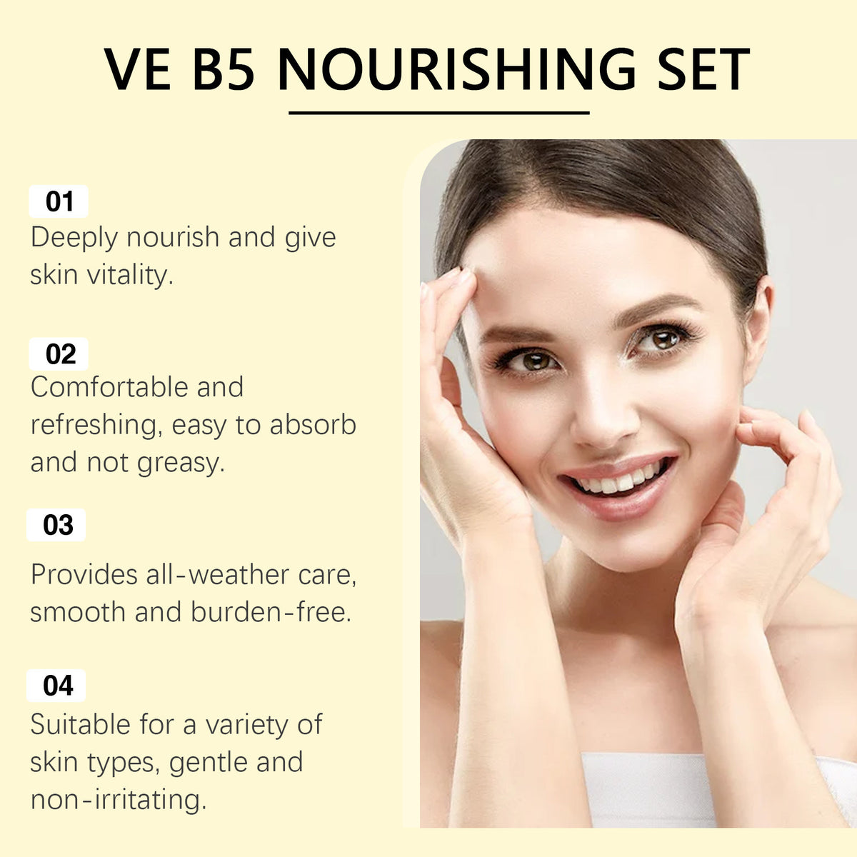 Vitamin B5 Nourishing Skin Care Set Moisturizing