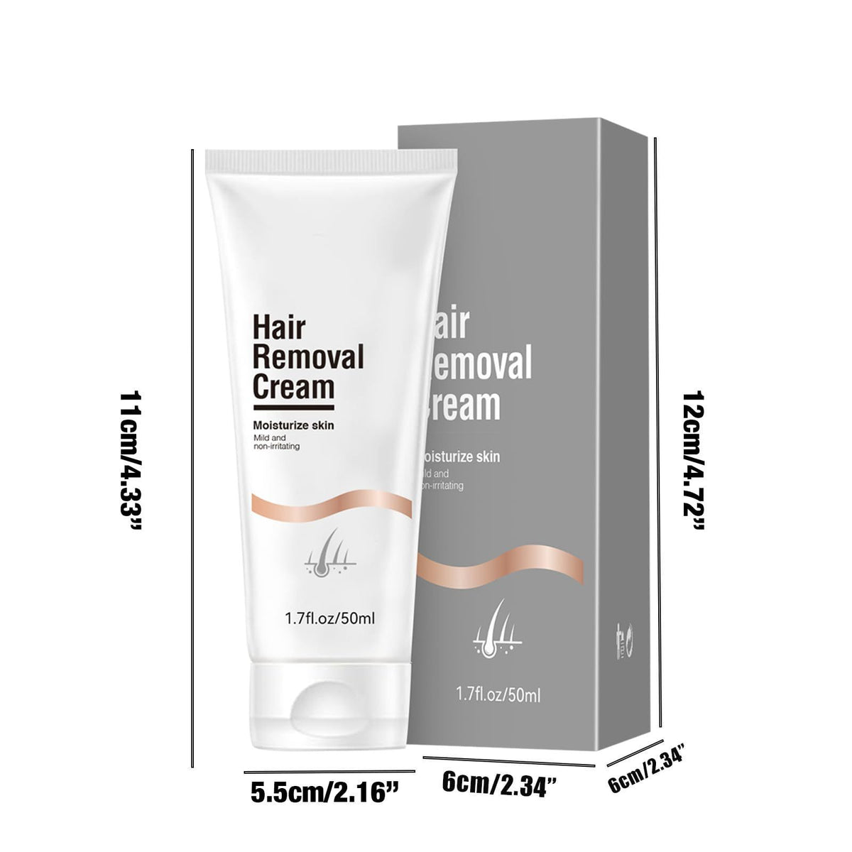 Body Hair Removal Cream And Soothing Cream